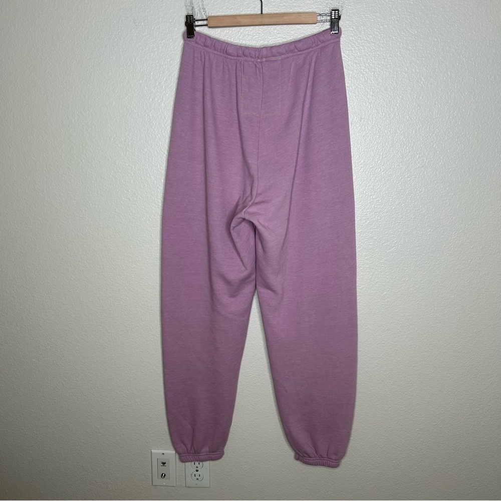 Aviator Nation Rainbow Heart Stitch Sweatpants Mauve large - Picture 10 of 15